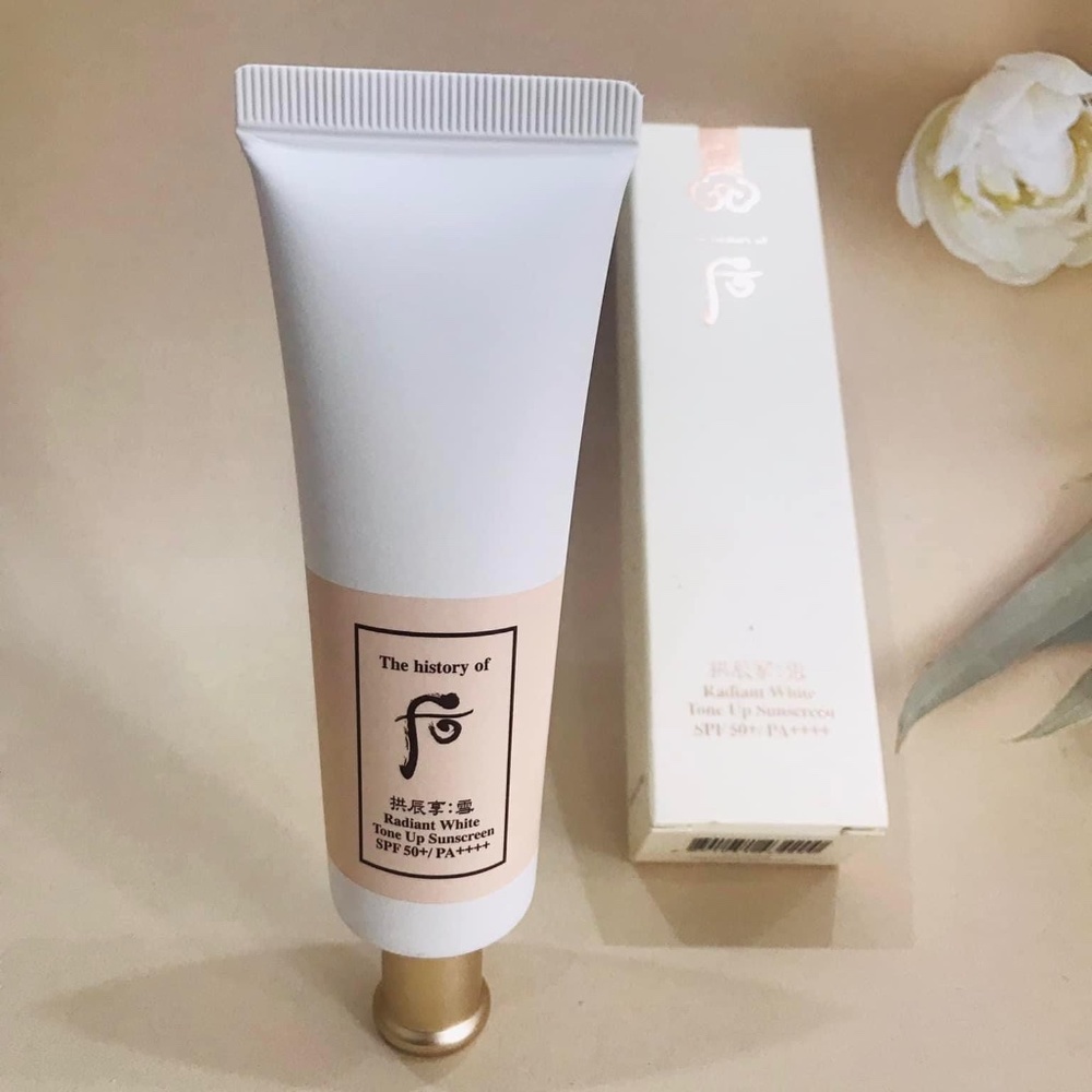 The history of whoo Gongjinhyang Seol Radiant White Tone-up Sun Sunscreen SPF50+